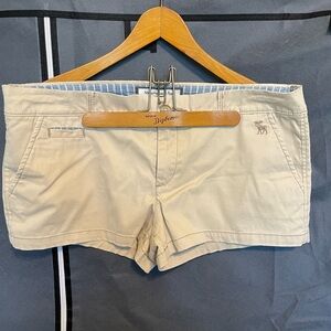 Abercrombie & Fitch Tan Shorts Casual Cotton